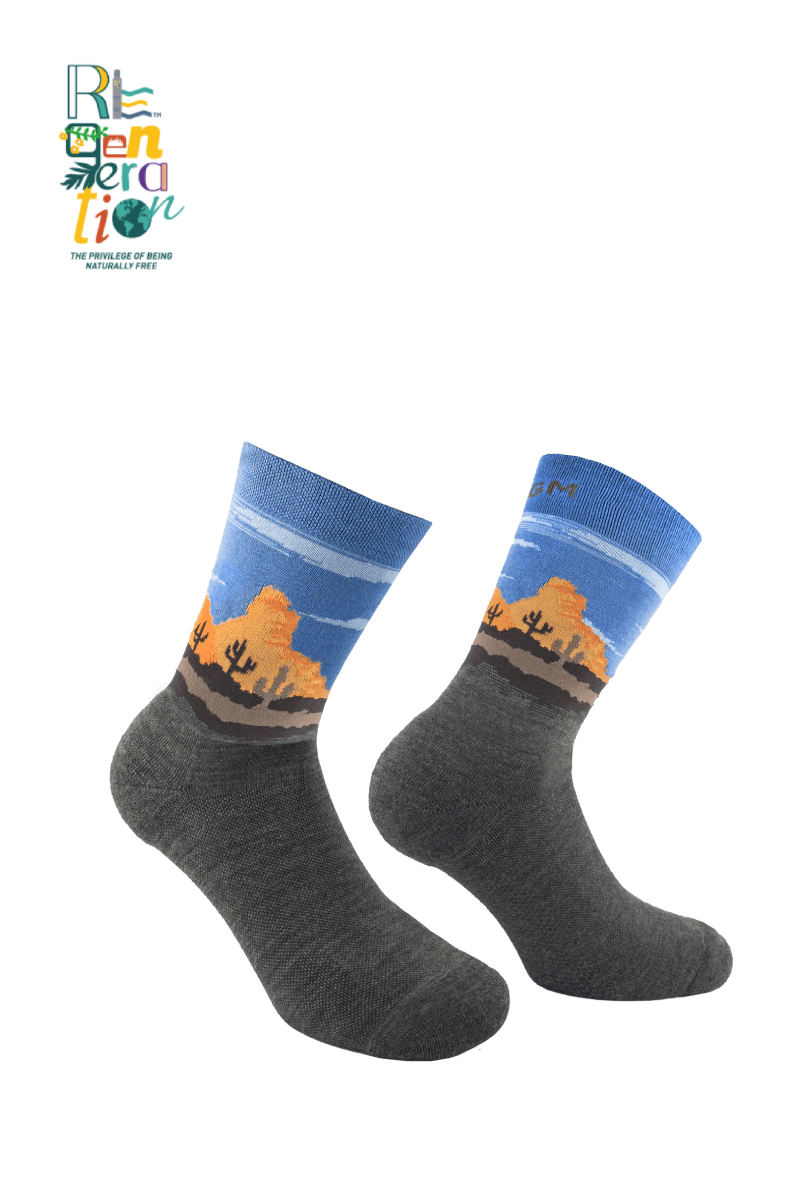 Calzini Trekking Termici In Lana Merino Uomo - Antivescica, Ammortizzati, Per Escursionismo - Foto 8