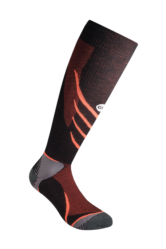 Calze Da Sci Con Compressione 23-32 MmHg - Lana Merino, Per Donne, Anti Freddo E Affaticamento