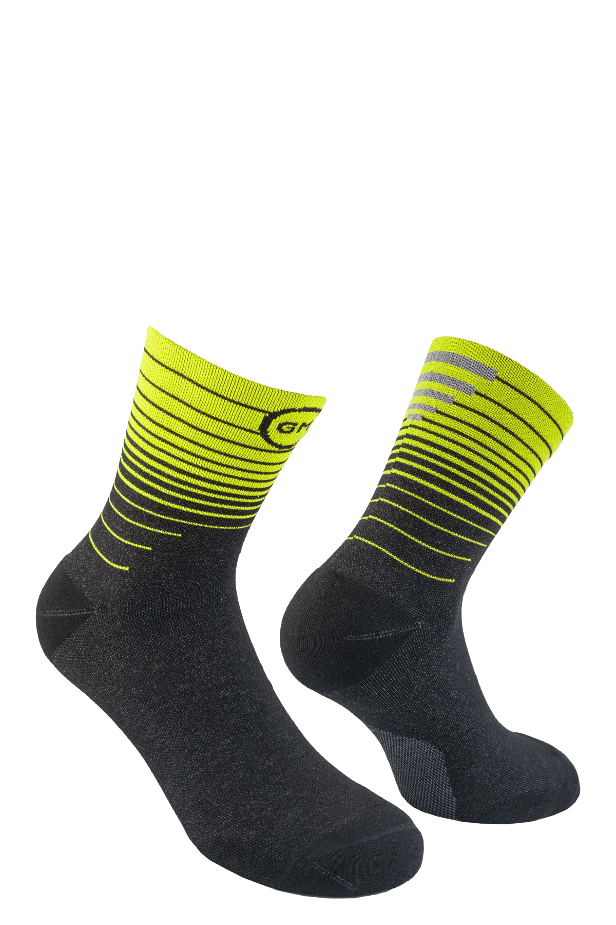 1404-26 verde Calze GM Sport Corsa da uomo