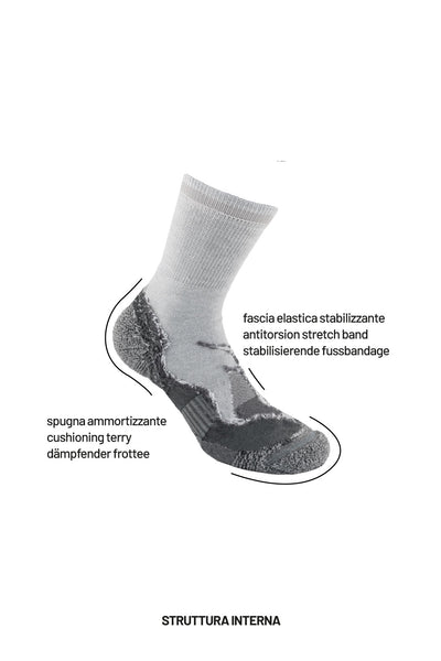 Hike Comfort 2435 | Calzini Trekking in lana vergine merino fine