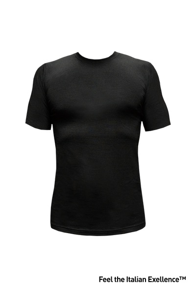 Top Performance Underwear 3520 | T-shirt termica da uomo in cashmere, seta e lana vergine merino fine