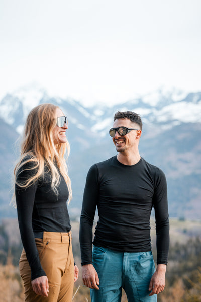 Top Performance Underwear 3521 | Maglia termica a manica lunga da uomo in cashmere, seta e lana vergine merino fine.