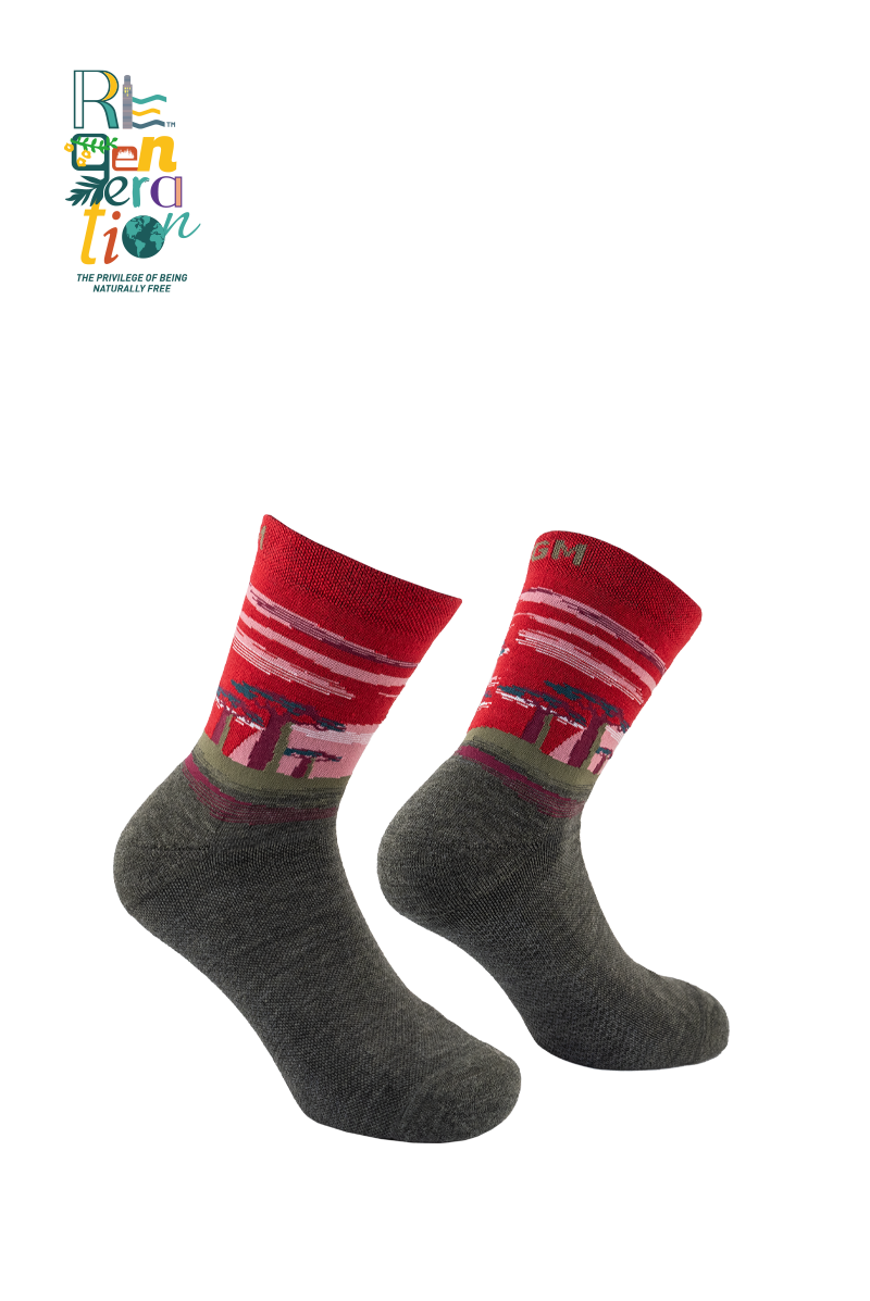 Reactive Baobab 6300 | Calzini tecnici in lana vergine merino fine