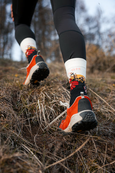 Reactive Blossom 6300 | Calzini tecnici in lana vergine merino fine