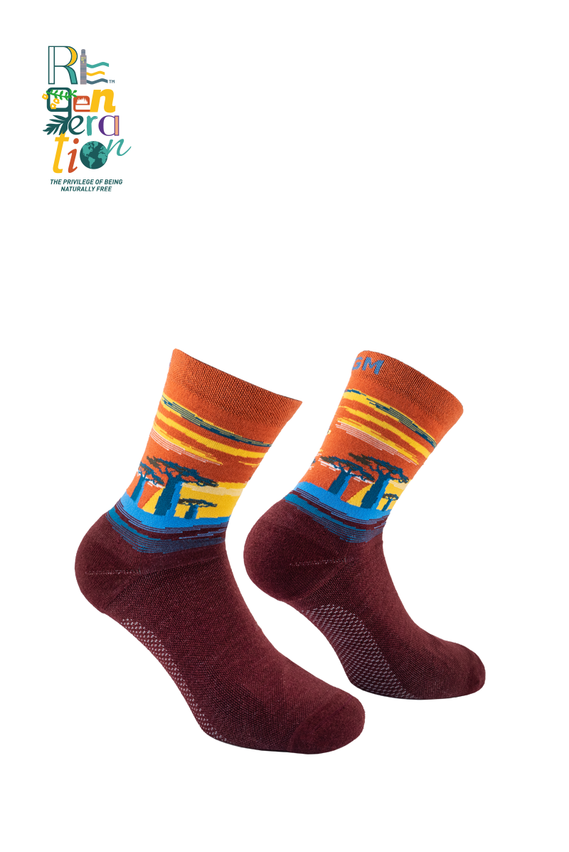 Reactive Baobab 6300 | Calzini tecnici in lana vergine merino fine