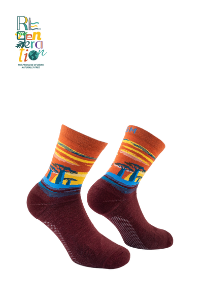 Reactive Baobab 6300 | Calzini tecnici in lana vergine merino fine