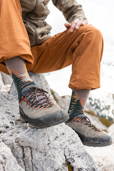Reactive Wald 6350 | Back to the origins. Calze tecniche in lana vergine merino fine
