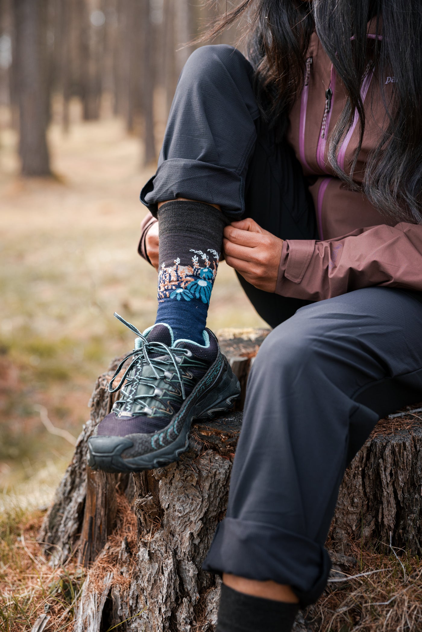 Reactive Blossom 6300 | Calzini tecnici in lana vergine merino fine