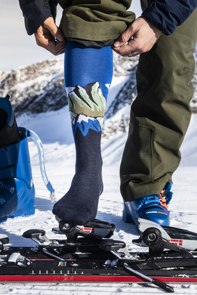 Reactive Berg 6350 | Challenge yourself. Calze tecniche in lana vergine merino fine