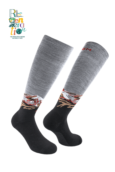 Reactive Peak 6350 | Live your adventure. Calze tecniche in lana vergine merino fine