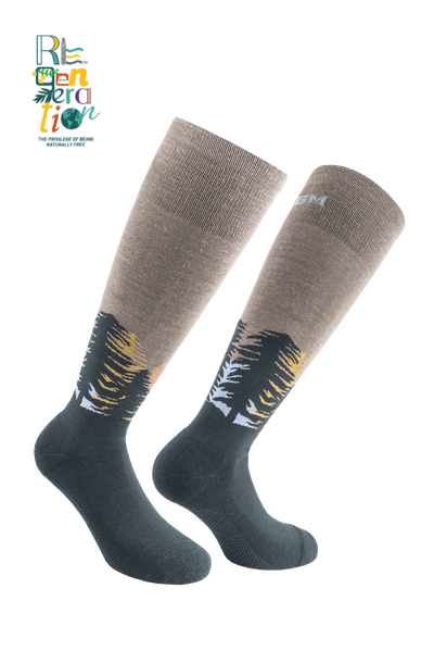 Reactive Wald 6350 | Back to the origins. Calze tecniche in lana vergine merino fine