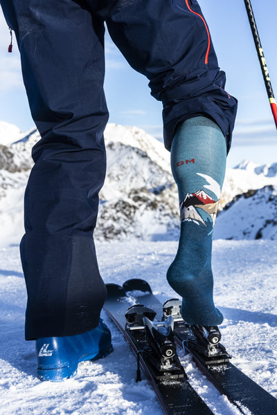 Reactive Berg 6350 | Challenge yourself. Calze tecniche in lana vergine merino fine