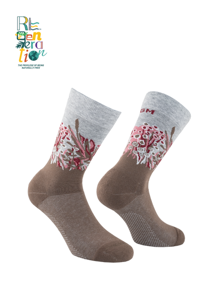 Reactive Blumen 6000 | Step into the essence. Calzini tecnici in cotone biologico pettinato