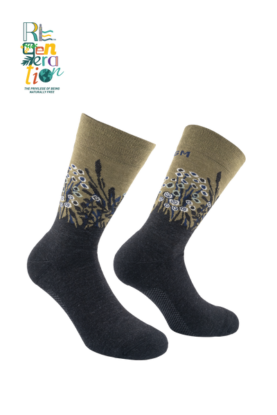 Reactive Blumen 6300 | Step into the essence. Calzini tecnici in lana vergine merino fine