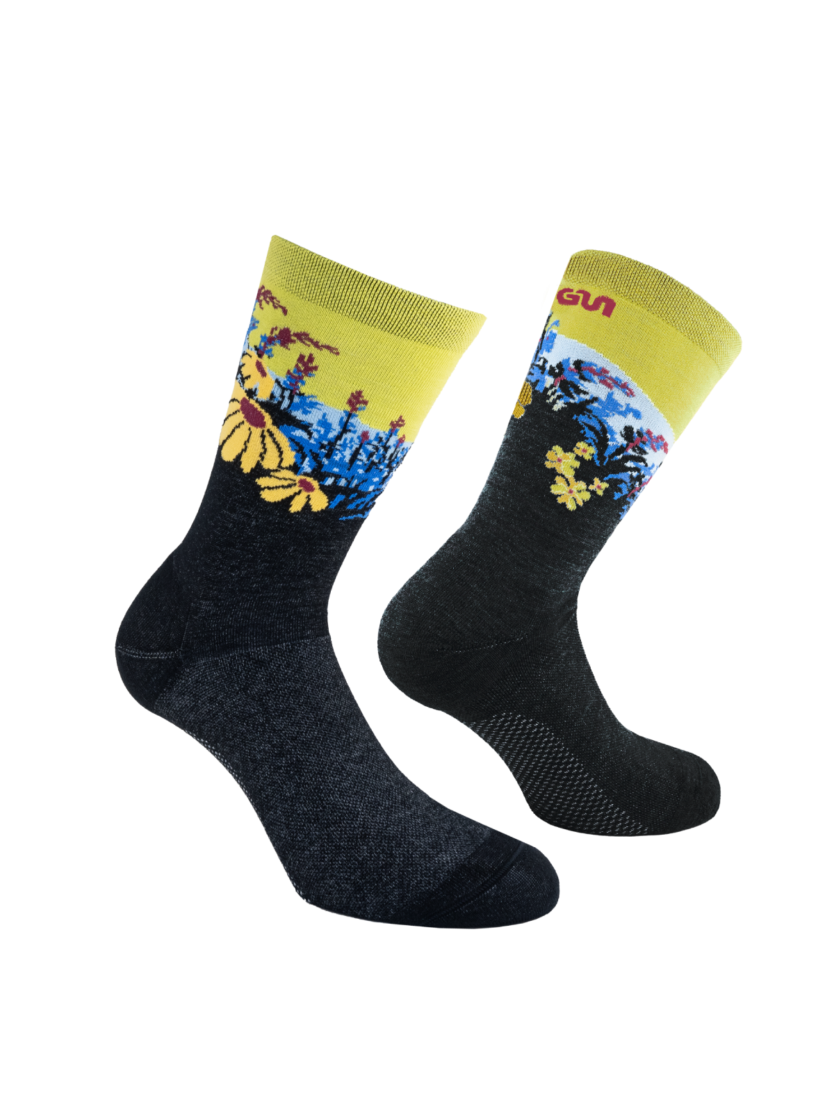 Calze Uomo Blu Q - 'This Meeting Is Bull*t' - Regalo Divertente, Taglia Unica UK 6-11, Blu/Verde