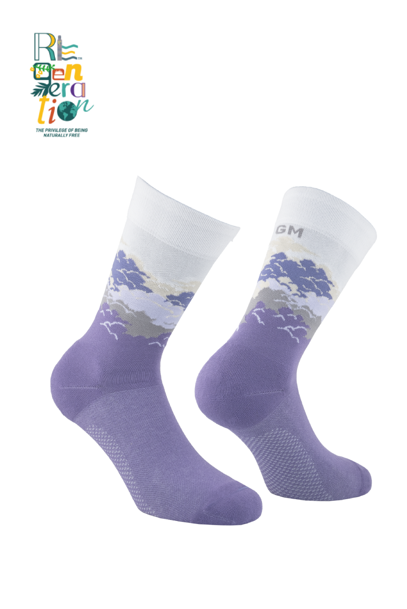 Reactive Cloud 6000 | Raise your soul. Calzini tecnici in cotone biologico pettinato