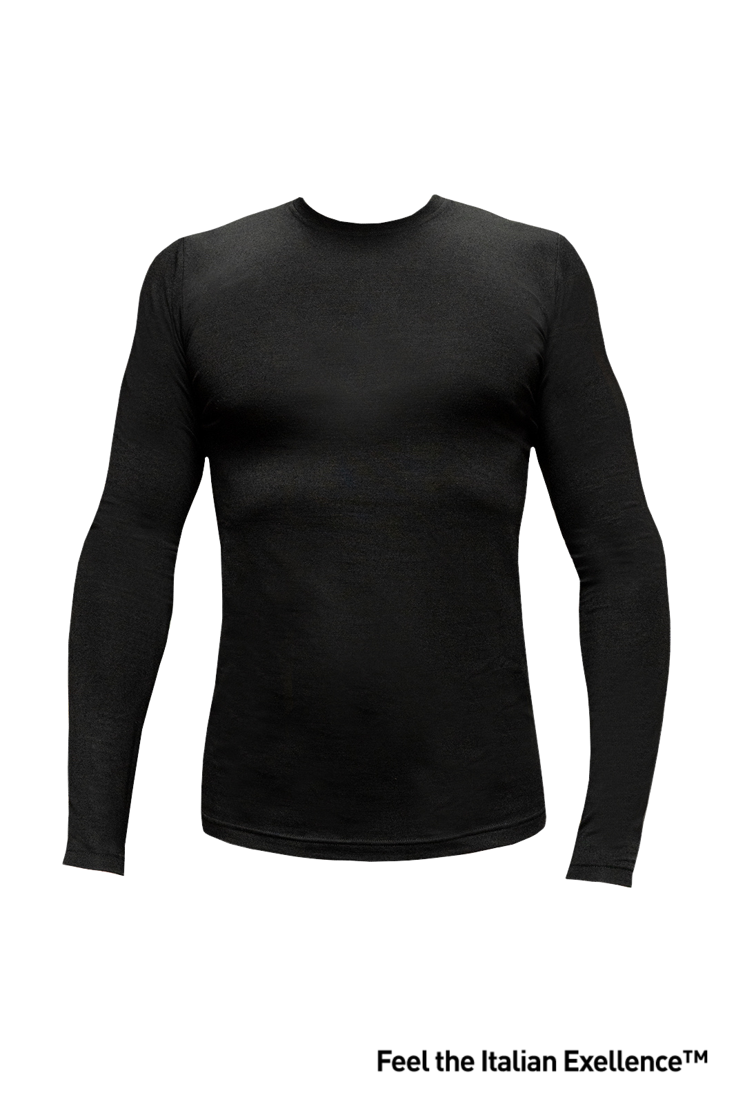 Top Performance Underwear 3521 | Maglia termica a manica lunga da uomo in cashmere, seta e lana vergine merino fine.