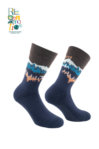 Reactive Forest 6300 | Find your roots. Calzini tecnici in lana vergine merino fine