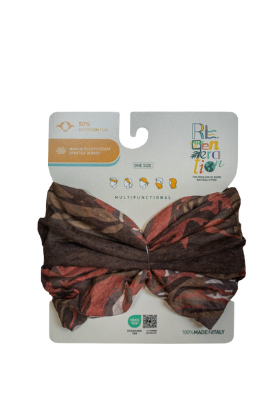 Bandana Peak 6541 | Scaldacollo multifunzione in lana vergine merino fine e poliestere