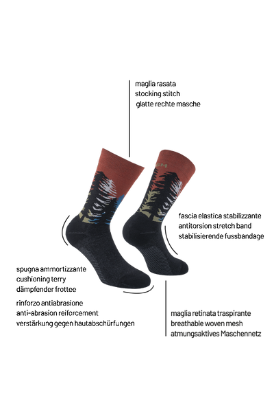 Reactive Wald 6000 | Back to the origins. Calzini tecnici in cotone biologico pettinato