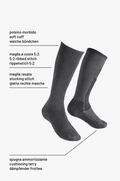 Mountain Thermo Comfort 1386 | Calze da montagna in seta e lana vergine merino extrafine