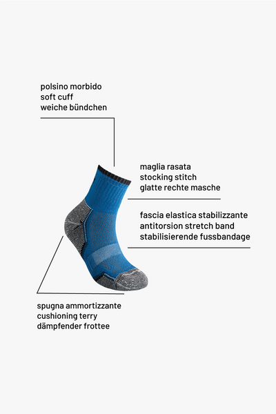 Kids 2379 | Calzini multisport per bambini in cotone biologico 2 paia