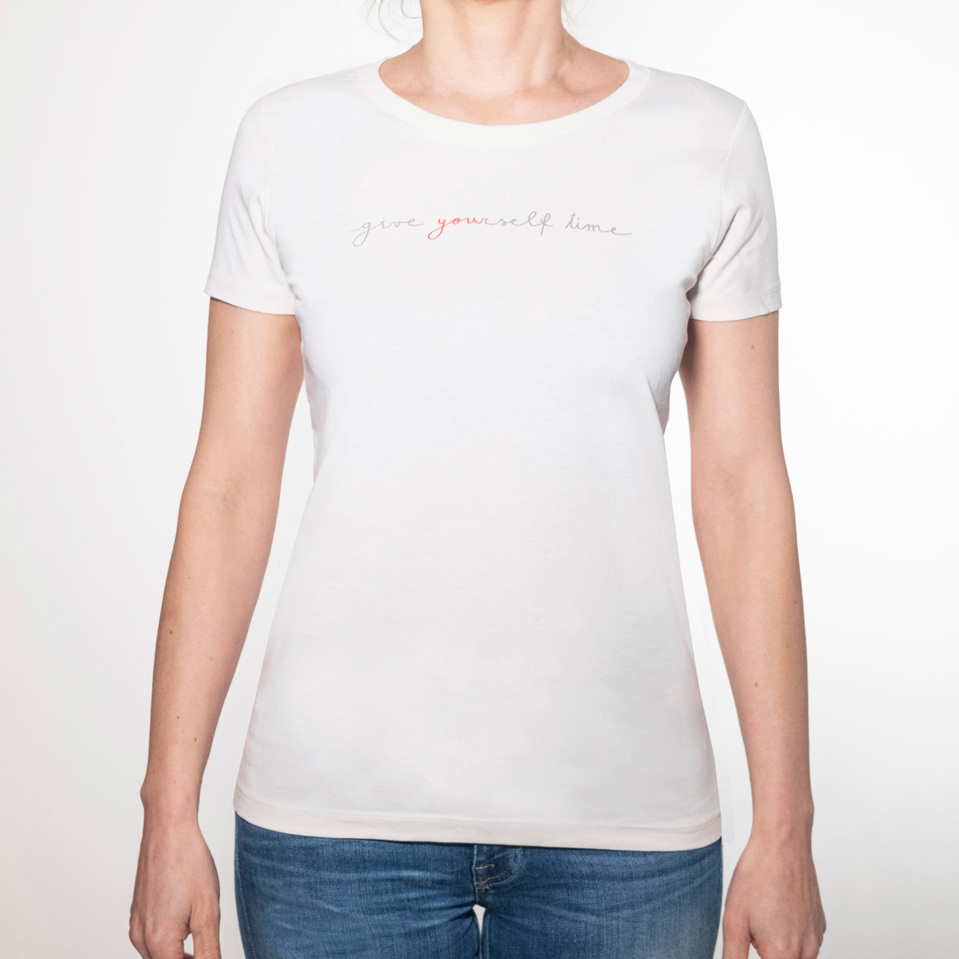 T-shirt Give Yourself Time 8010 | T-shirt in cotone biologico